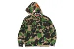 ABC CAMO CROCHET RELAXED FIT SHARK FULL ZIP HOODIE sold by Bape
