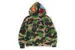 ABC CAMO CROCHET RELAXED FIT SHARK FULL ZIP HOODIE sold by Bape