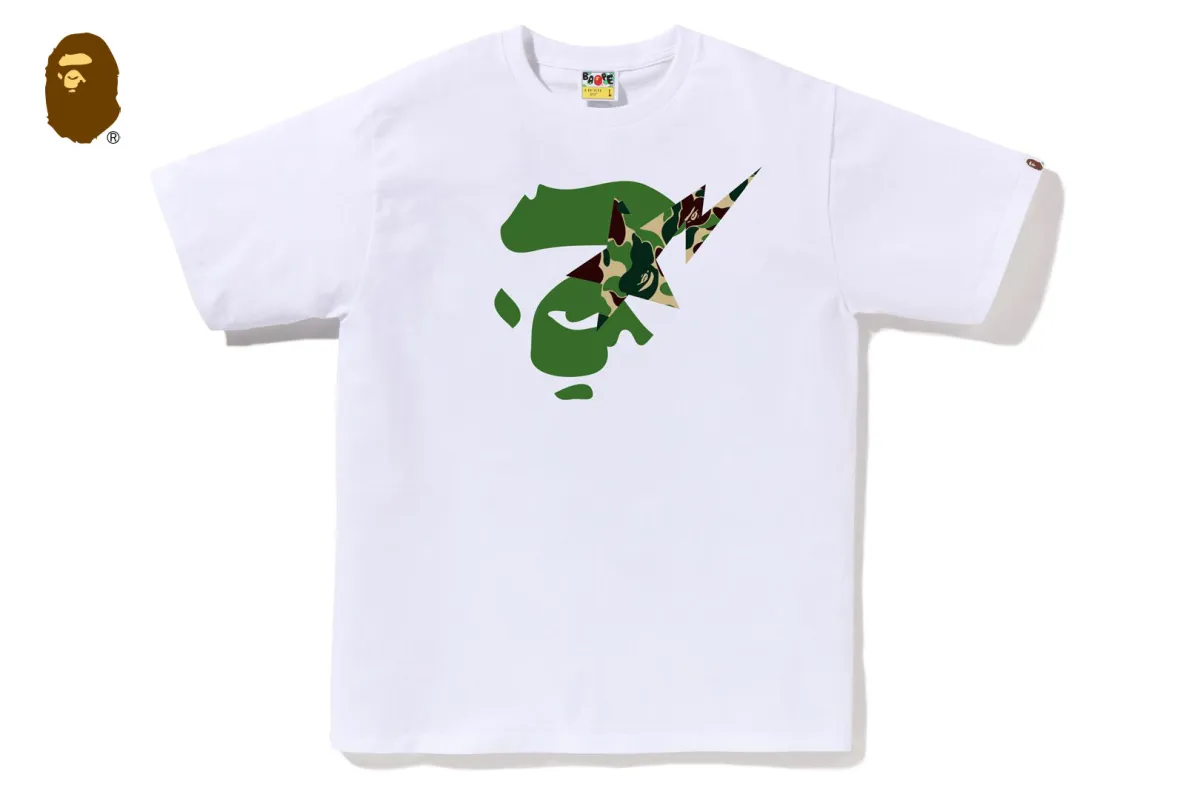 ABC CAMO APE FACE STA TEE sold by Bape