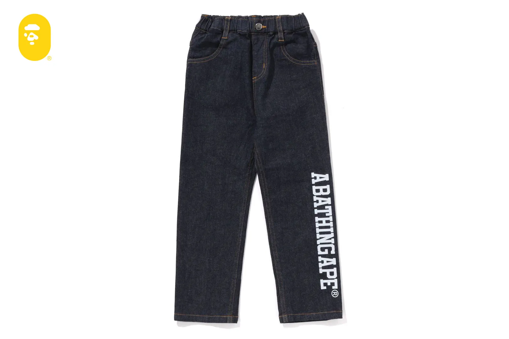 10OZ STRETCH DENIM TAPERED PANTS sold by Bape