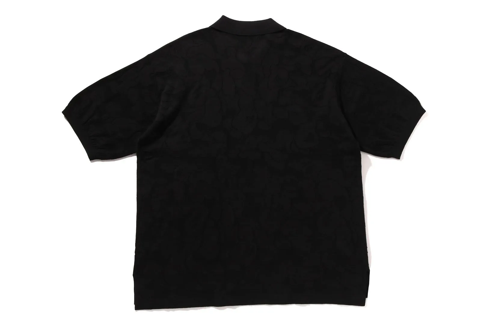SOLID CAMO JACQUARD RELAX FIT POLO SHIRT sold by Bape product image thumbnail 2