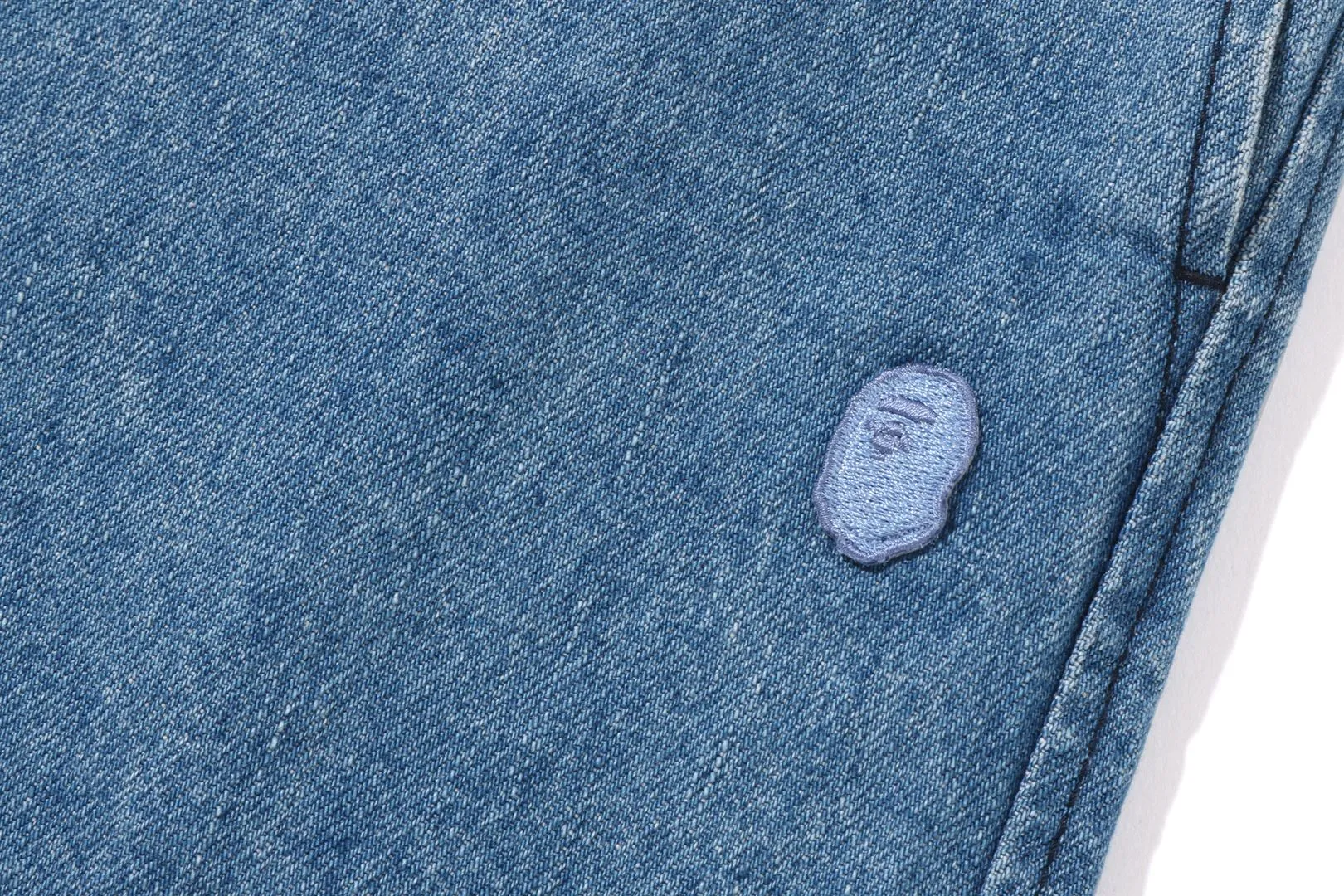 ONE POINT RELAXED FIT 13OZ DENIM SHORTS sold by Bape product image thumbnail 3