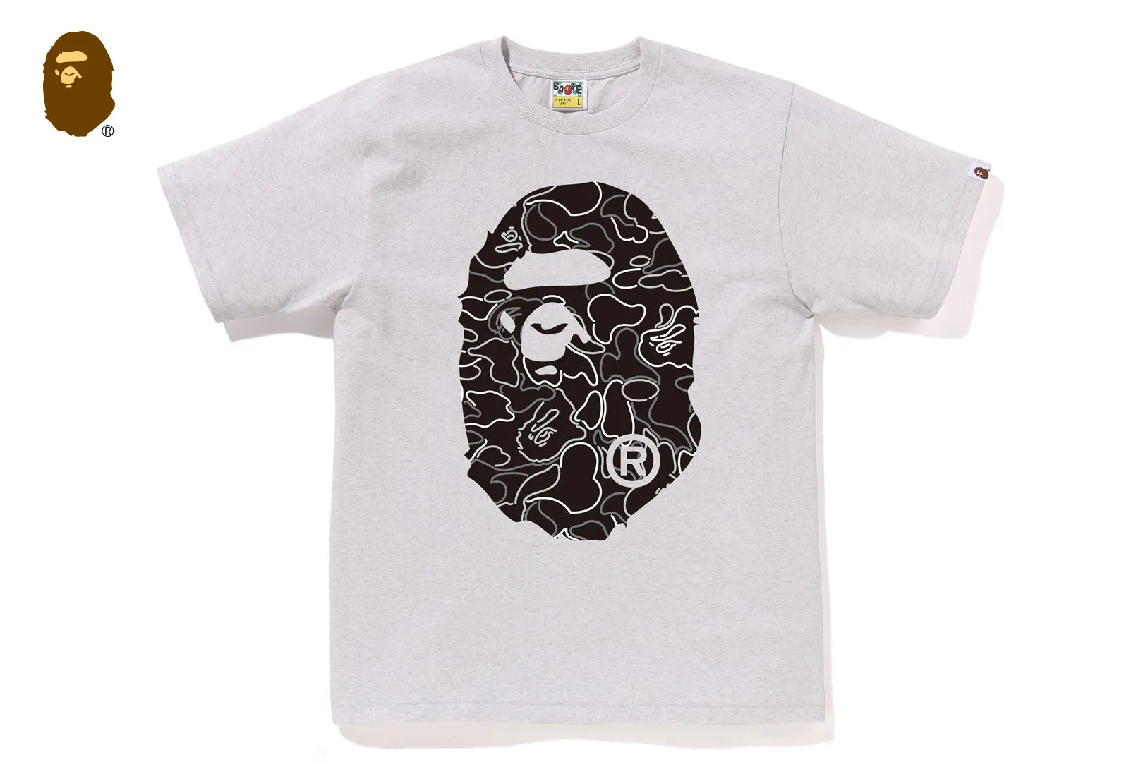 NEON CAMO BIG APE HEAD TEE sold by Bape product image thumbnail 5