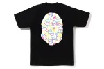 NEON CAMO BIG APE HEAD TEE sold by Bape