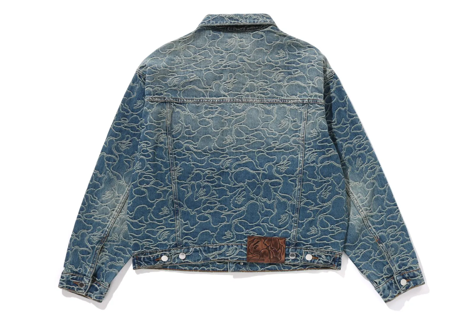 LINE CAMO JACQUARD 13OZ DENIM JACKET sold by Bape product image thumbnail 2
