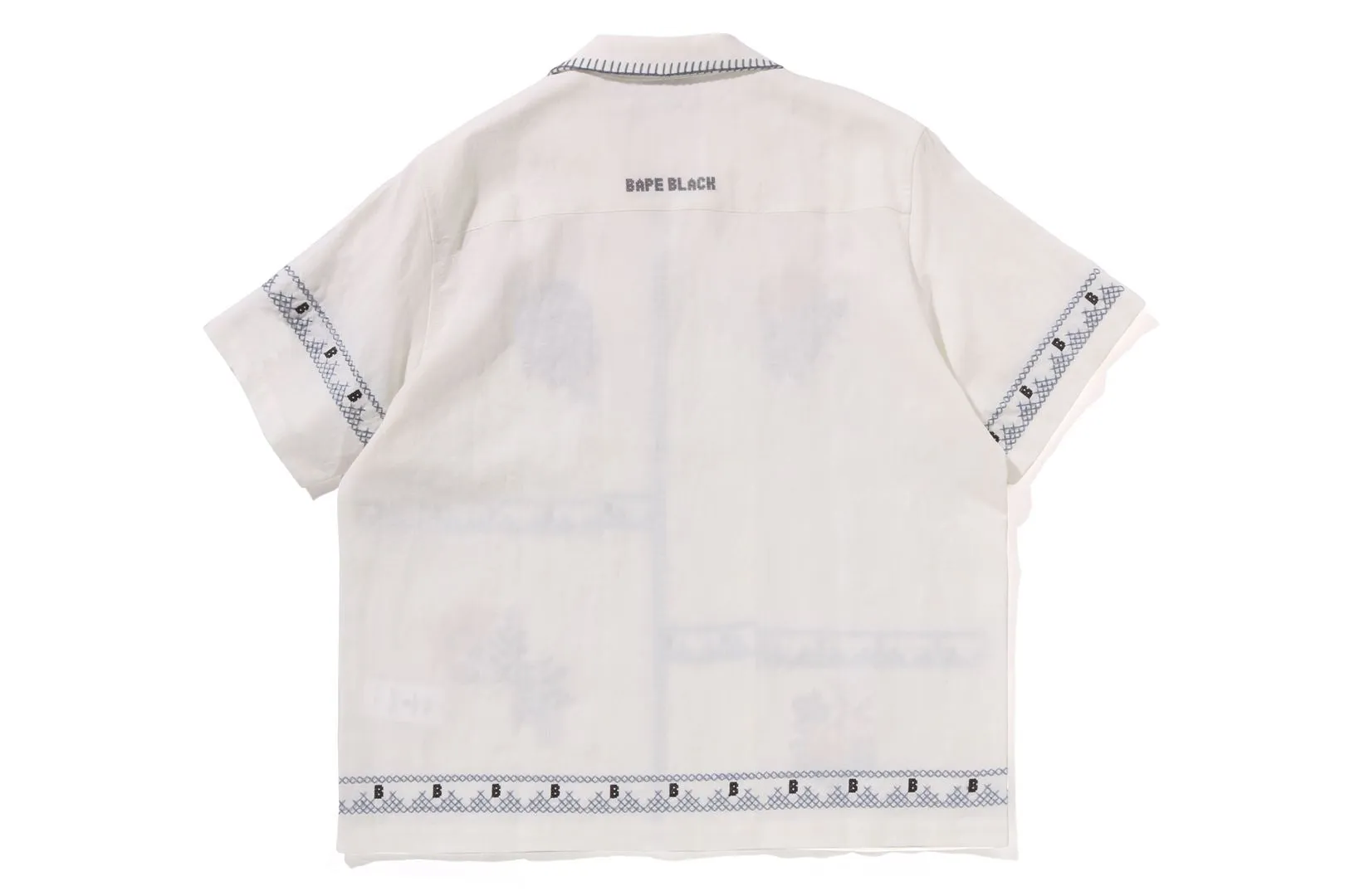 BAPE BLACK CROSS STITCHED SHIRT sold by Bape product image thumbnail 2
