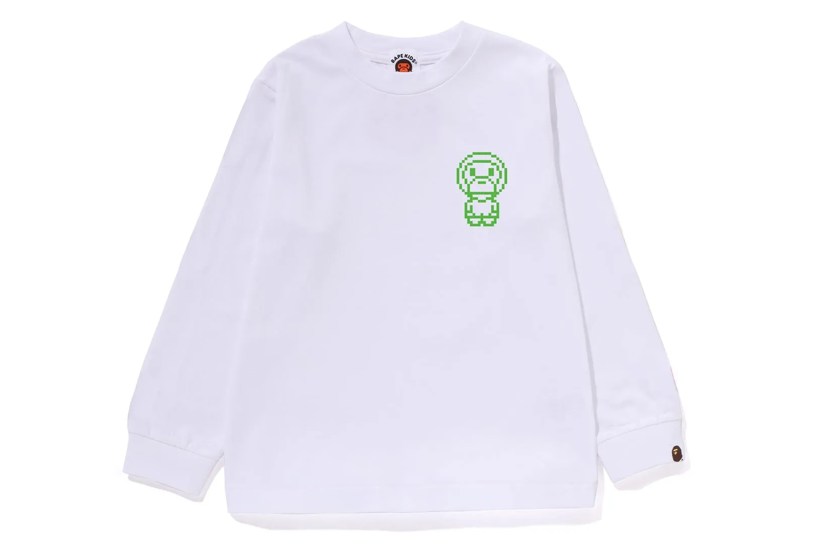 MILO GAME ONE POINT LS TEE K sold by Bape