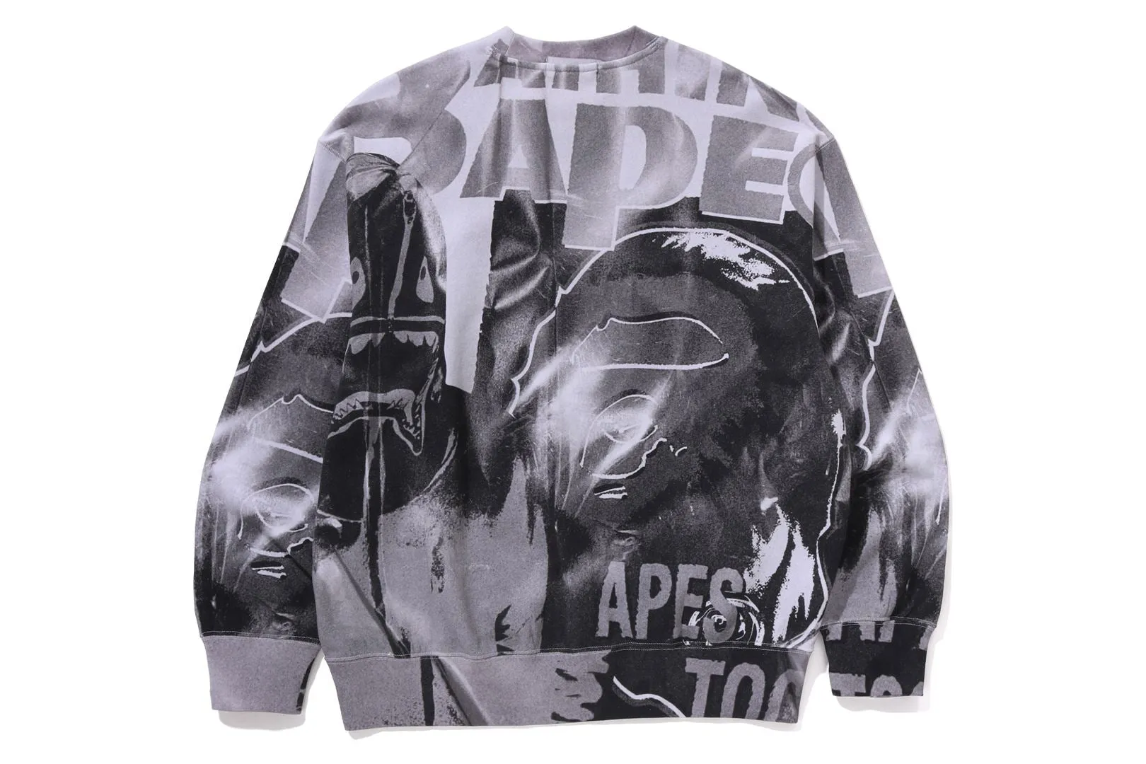 OVERPRINT RELAX FIT CREWNECK SWEATSHIRT sold by Bape product image thumbnail 5