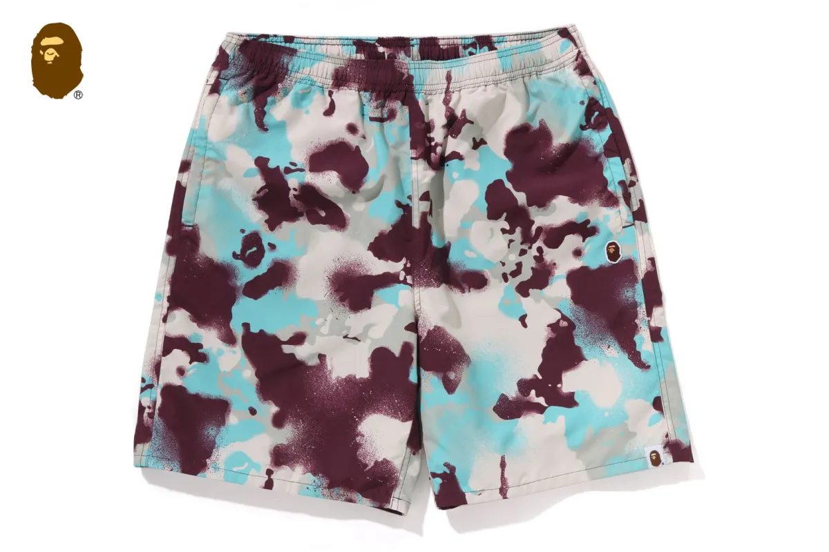 MAP CAMO REGULAR FIT BEACH SHORTS sold by Bape