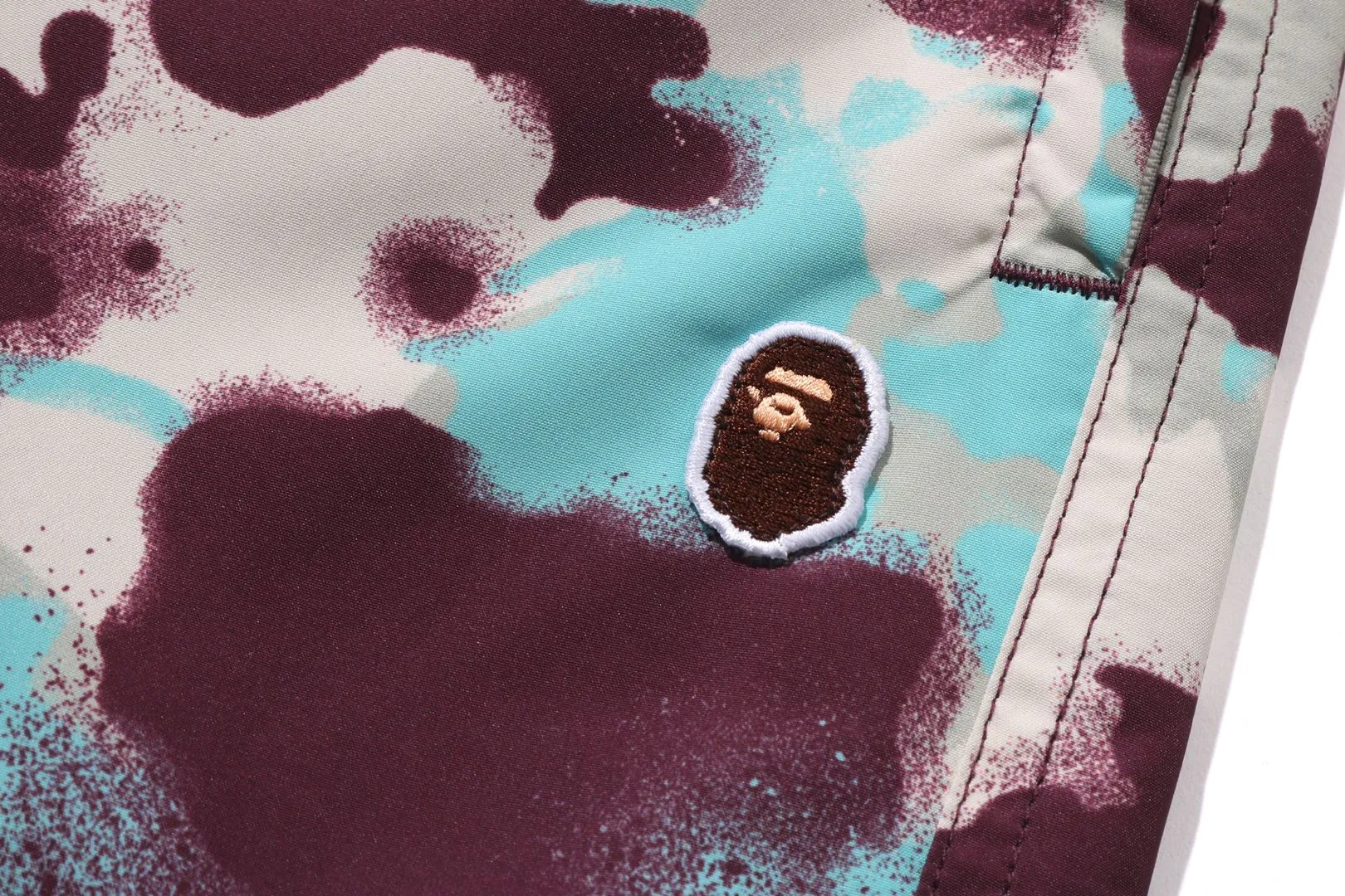 MAP CAMO REGULAR FIT BEACH SHORTS sold by Bape product image thumbnail 3