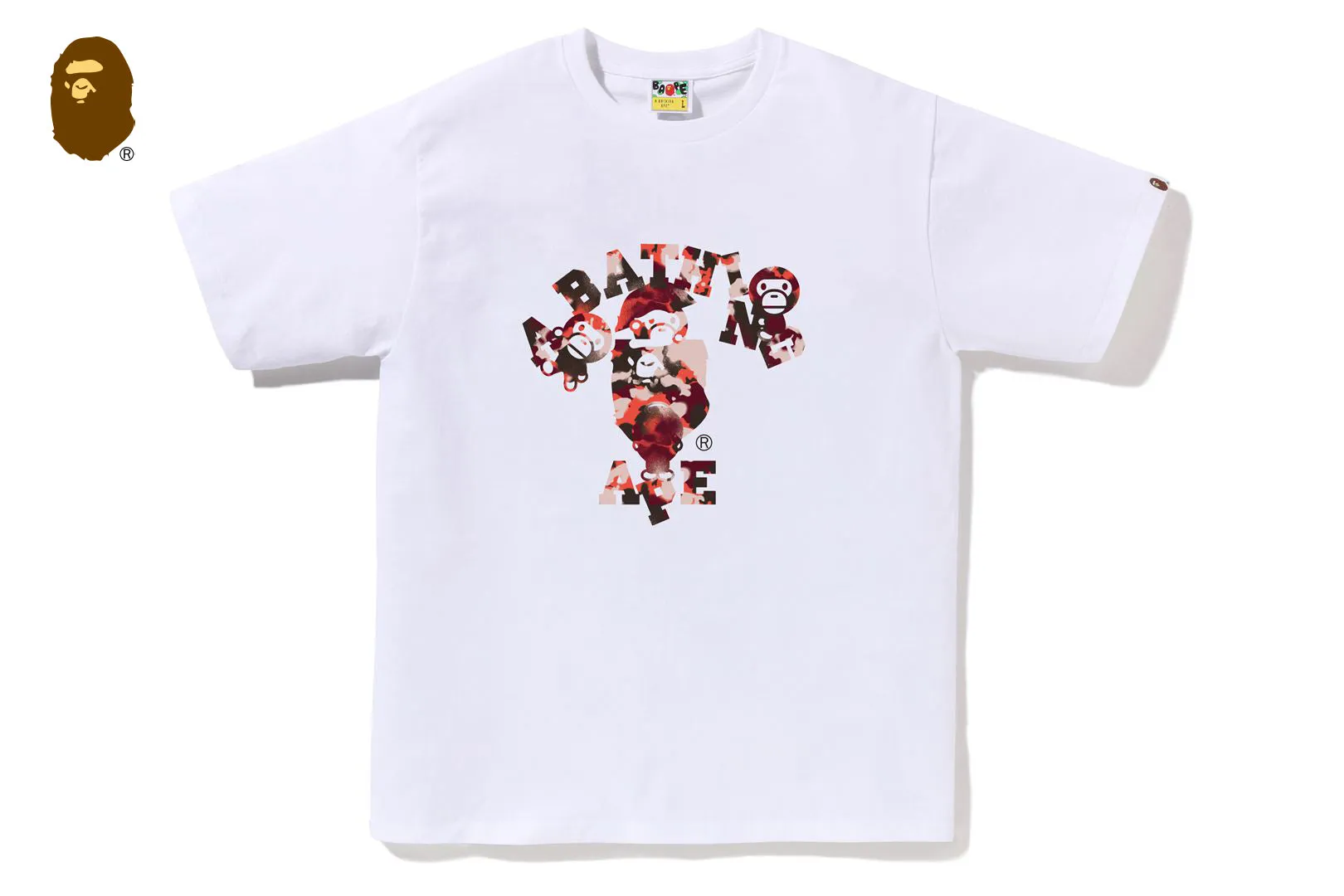 MAP CAMO COLLEGE MILO TEE sold by Bape product image thumbnail 3