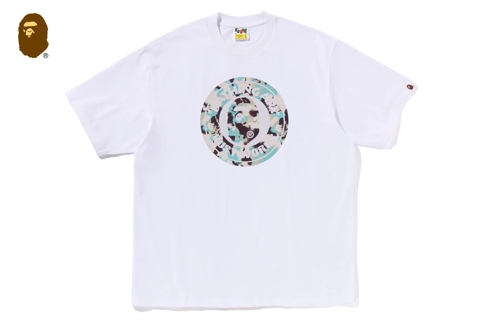 MAP CAMO BUSY WORKS RELAXED FIT TEE sold by Bape