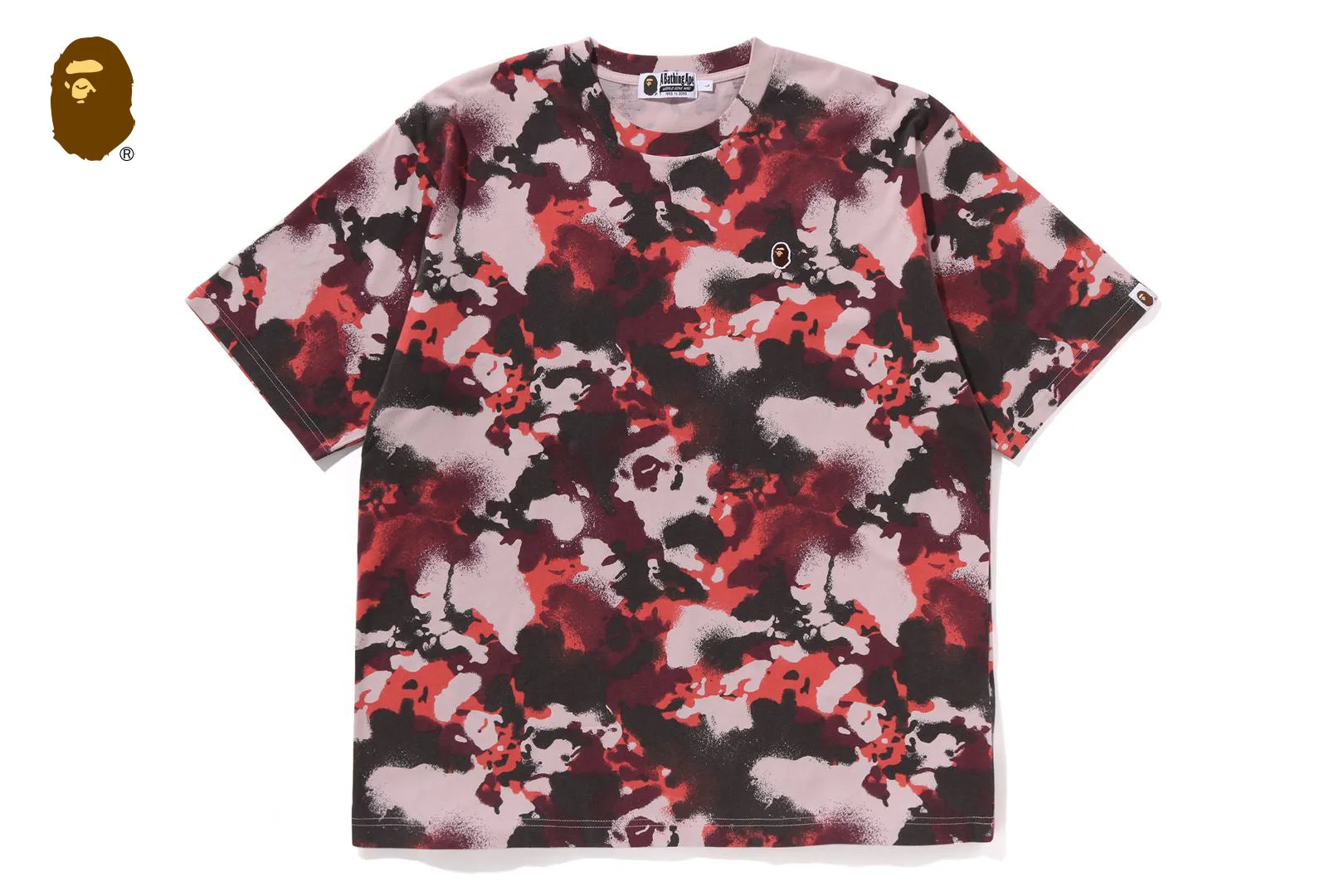 MAP CAMO APE HEAD ONE POINT RELAXED FIT TEE sold by Bape