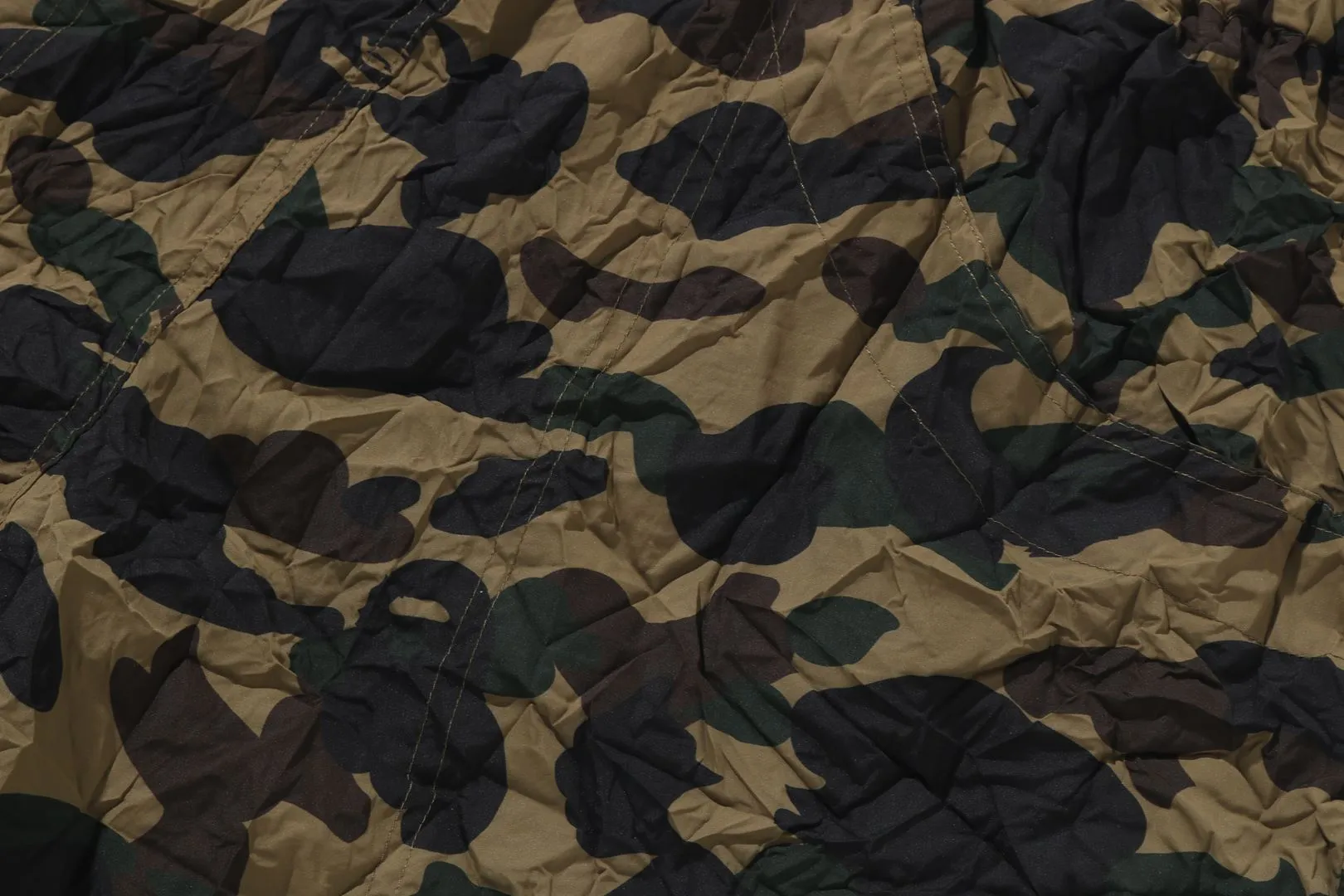 CRINKLE EFFECT 1STCAMO REGULAR FIT CLIMBING SHORTS sold by Bape product image thumbnail 3