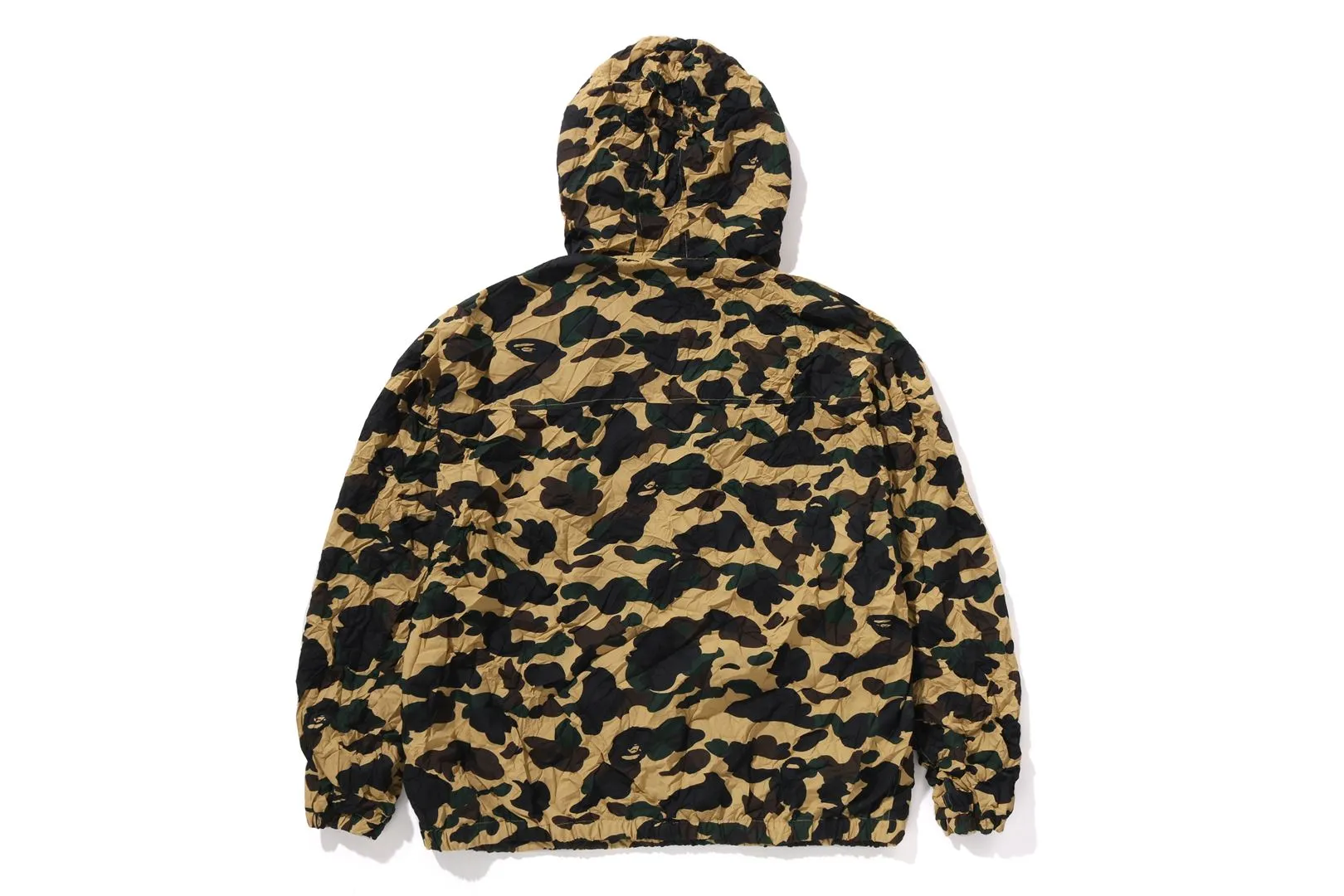 CRINKLE EFFECT 1ST CAMO HALF ZIP HOODIE JACKET sold by Bape product image thumbnail 2