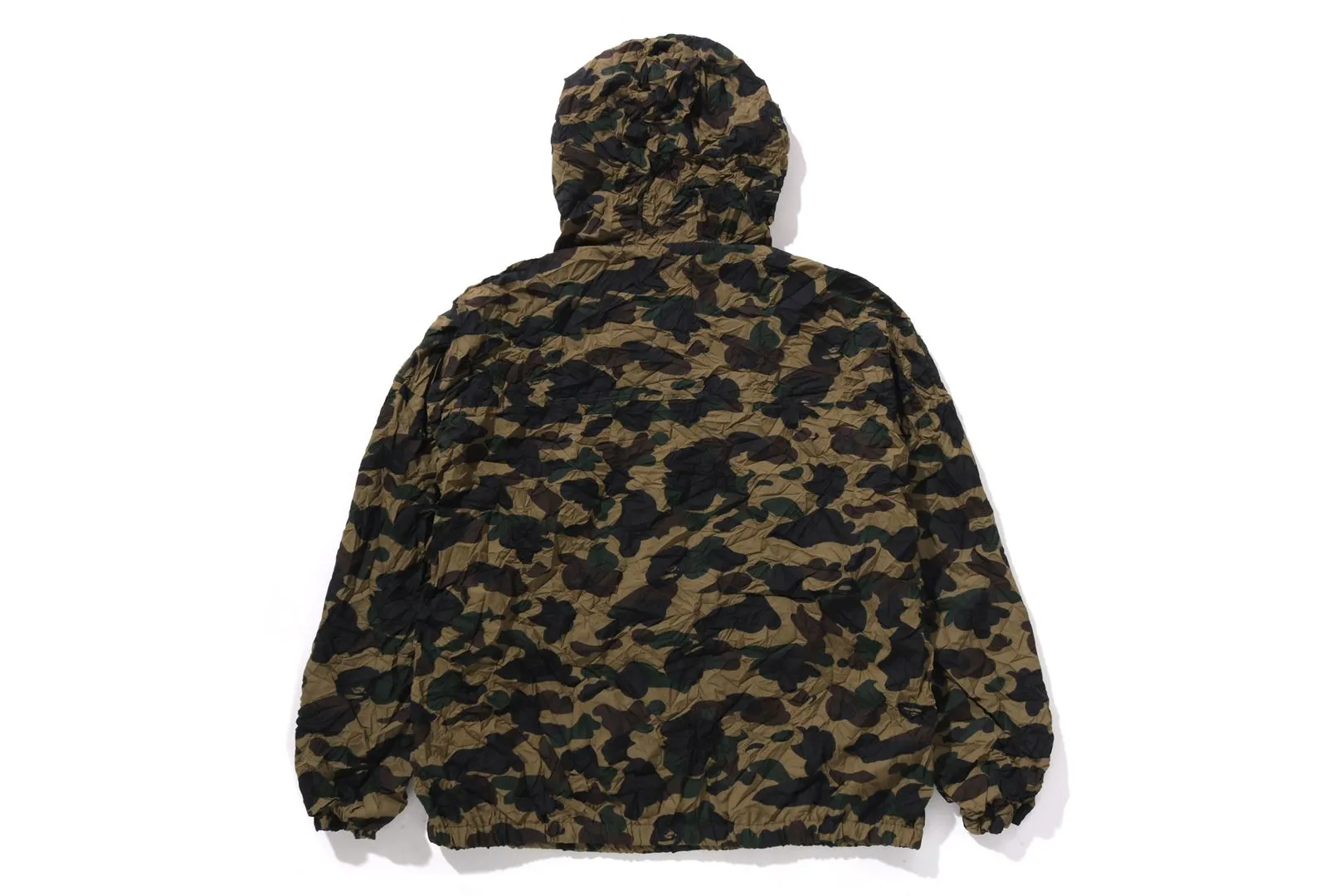 CRINKLE EFFECT 1ST CAMO HALF ZIP HOODIE JACKET sold by Bape product image thumbnail 5