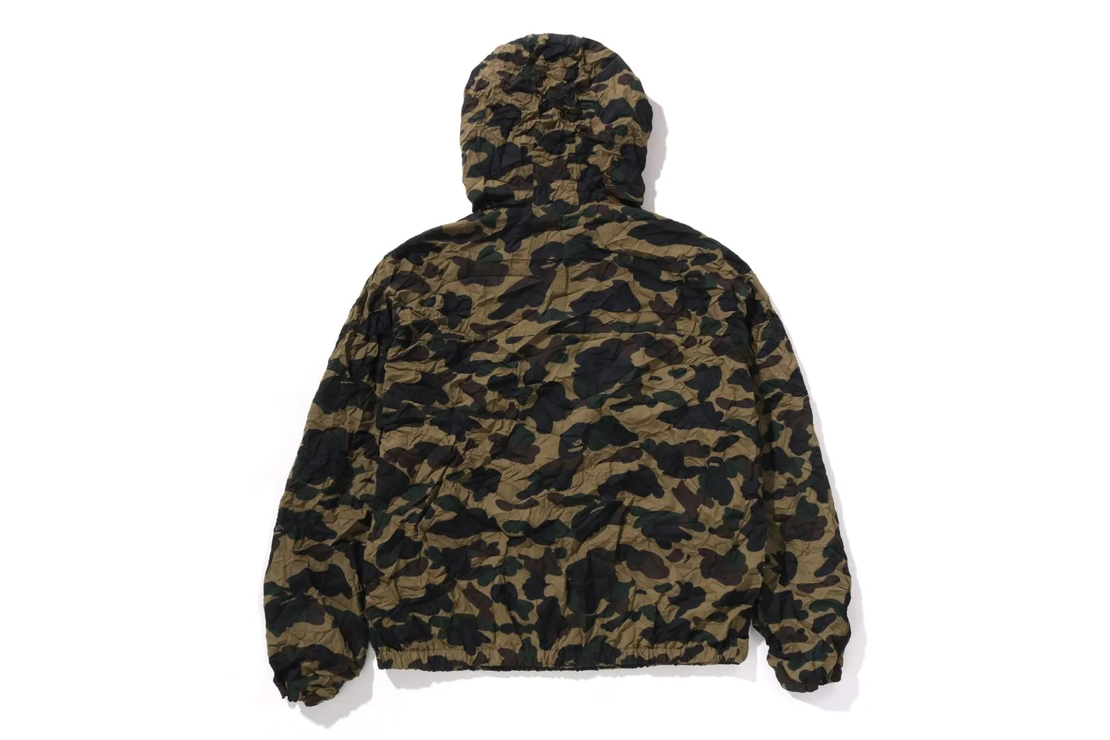 CRINKLE EFFECT 1ST CAMO HALF ZIP HOODIE JACKET sold by Bape product image thumbnail 2