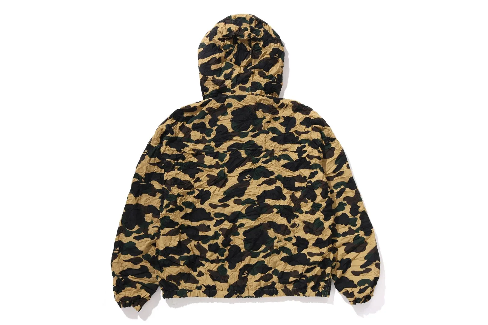 CRINKLE EFFECT 1ST CAMO HALF ZIP HOODIE JACKET sold by Bape product image thumbnail 5