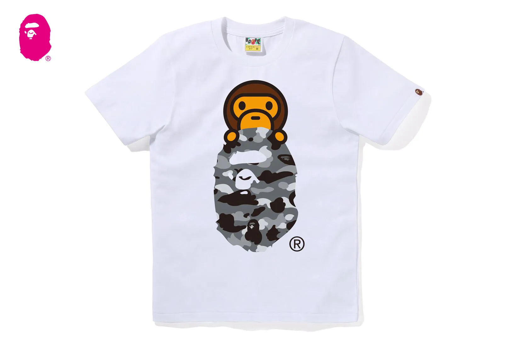 1ST CAMO MILO ON APE HEAD TEE sold by Bape product image thumbnail 5
