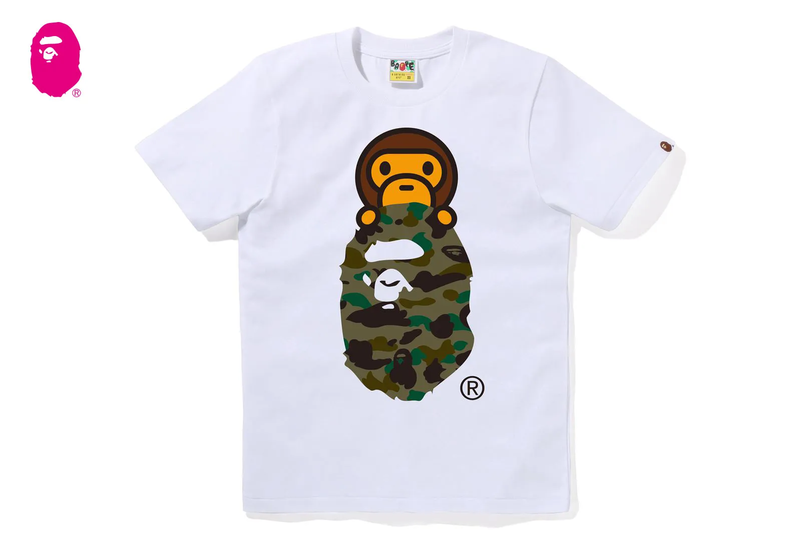 1ST CAMO MILO ON APE HEAD TEE sold by Bape product image thumbnail 3