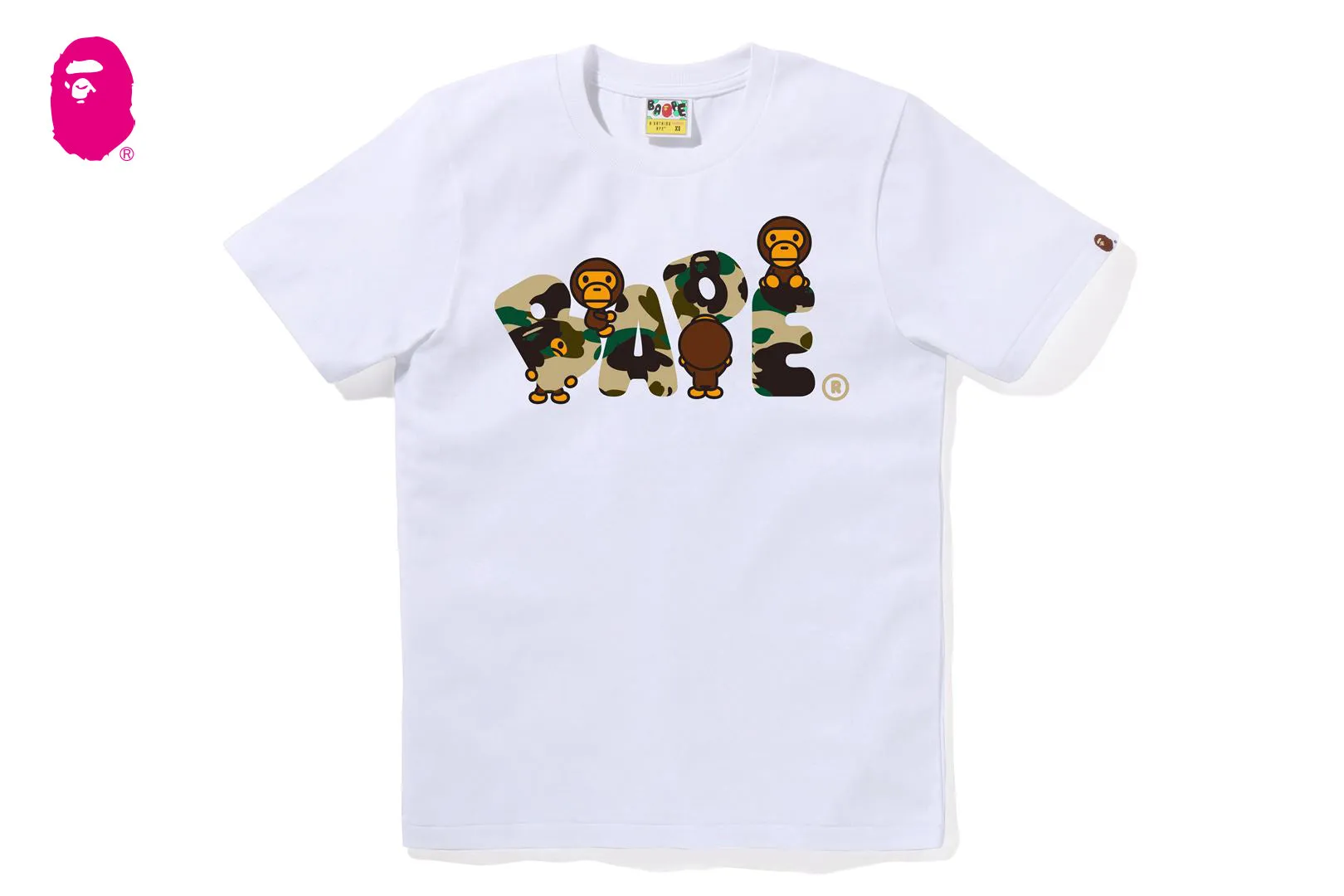1ST CAMO MILO BAPE LOGO TEE sold by Bape product image thumbnail 5