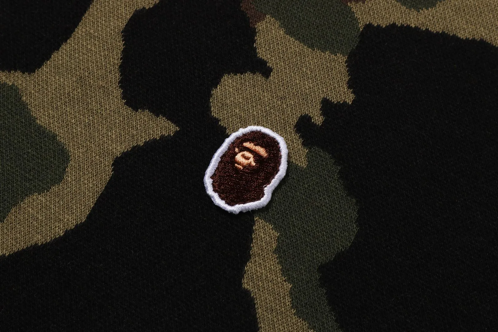 1ST CAMO JACQUARD RELAX FIT POLO SHIRT sold by Bape product image thumbnail 3