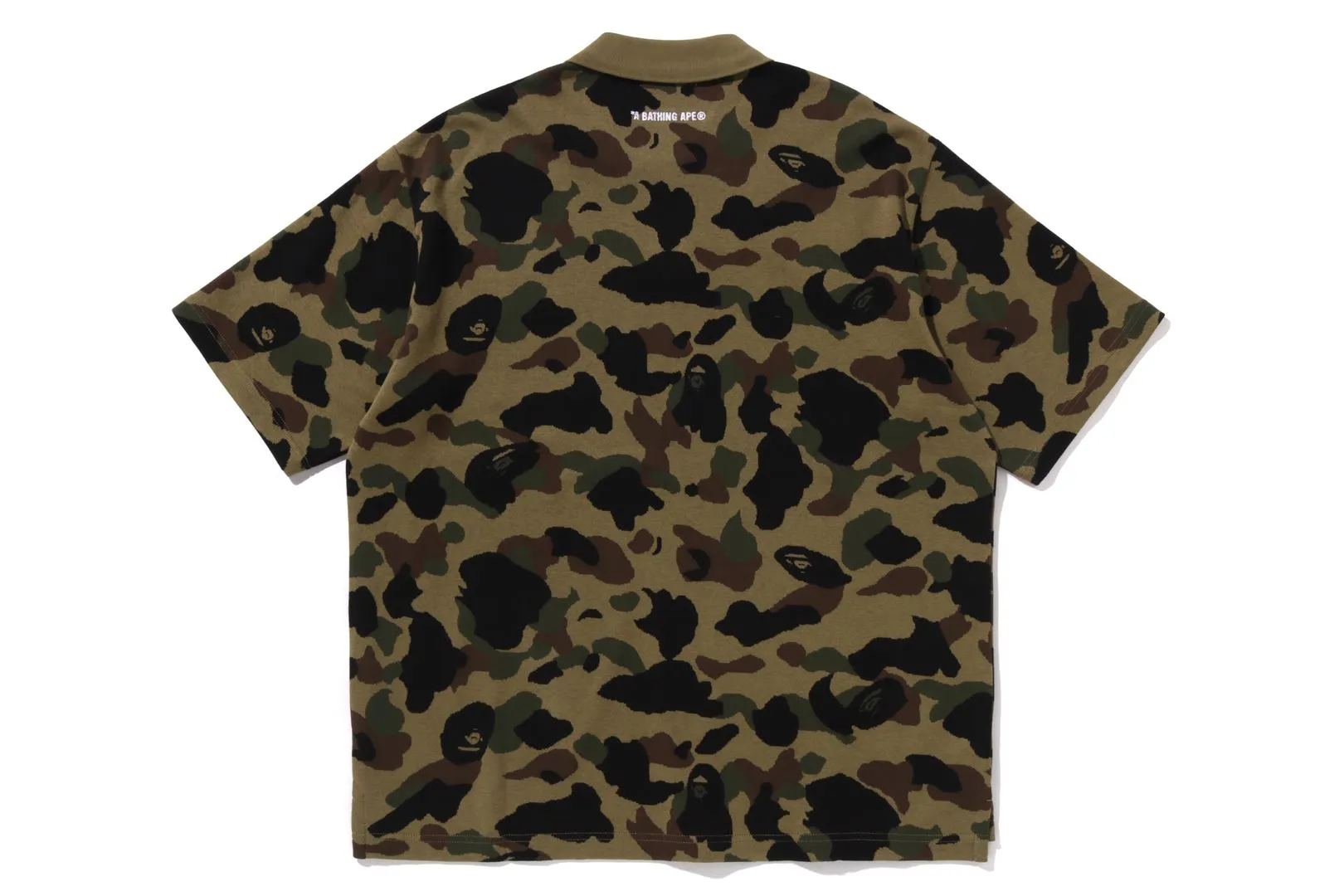 1ST CAMO JACQUARD RELAX FIT POLO SHIRT sold by Bape product image thumbnail 2