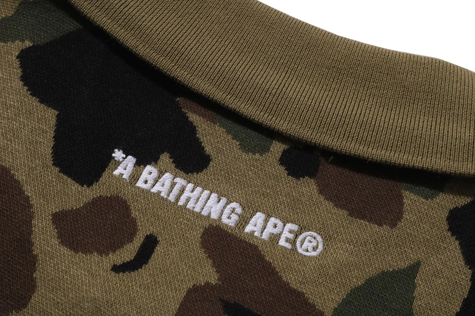 1ST CAMO JACQUARD RELAX FIT POLO SHIRT sold by Bape product image thumbnail 4