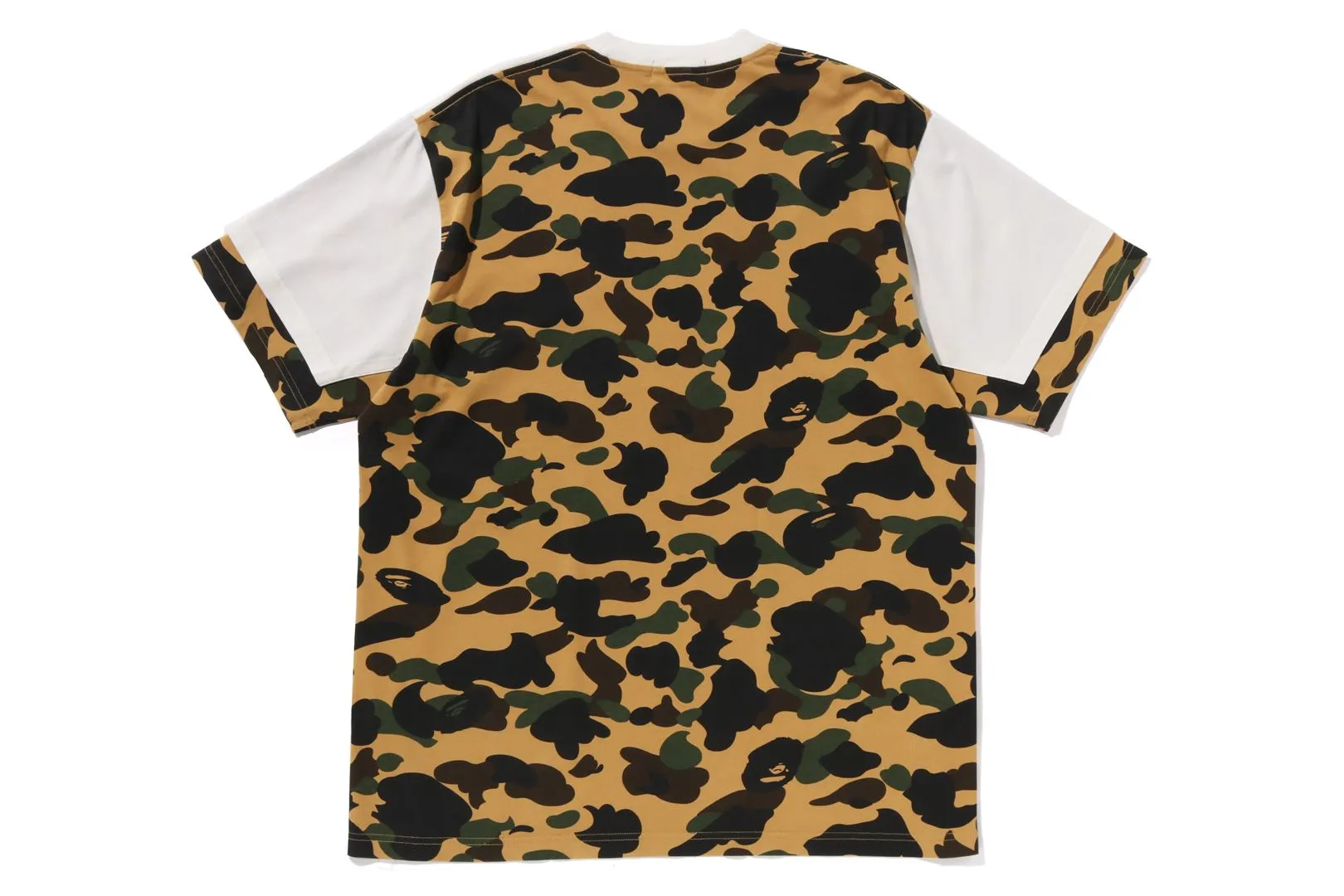 1ST CAMO HEAVY WASHED BLOCKING RELAXED FIT TEE sold by Bape product image thumbnail 2