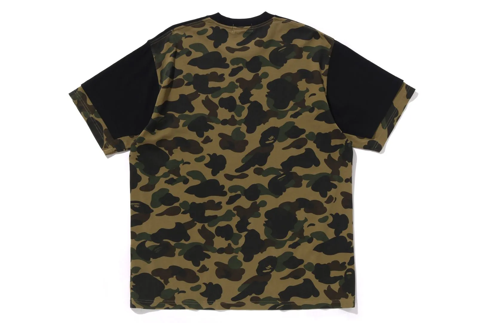 1ST CAMO HEAVY WASHED BLOCKING RELAXED FIT TEE sold by Bape product image thumbnail 5