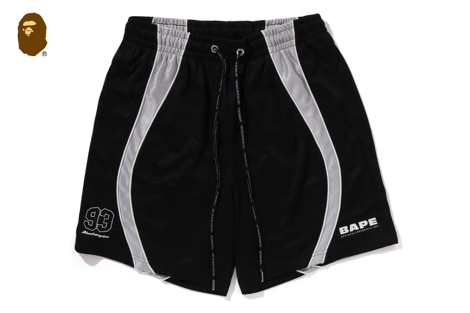 SOLID CAMO JACQUARD MULTILOGO RELAXED FIT SWEAT SHORTS sold by Bape