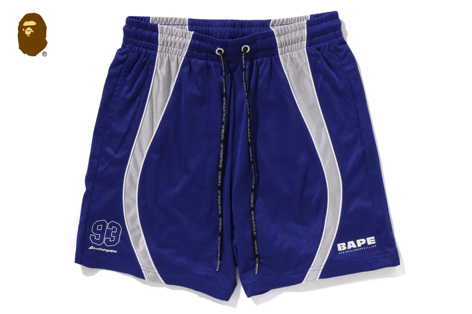 SOLID CAMO JACQUARD MULTILOGO RELAXED FIT SWEAT SHORTS sold by Bape product image thumbnail 5