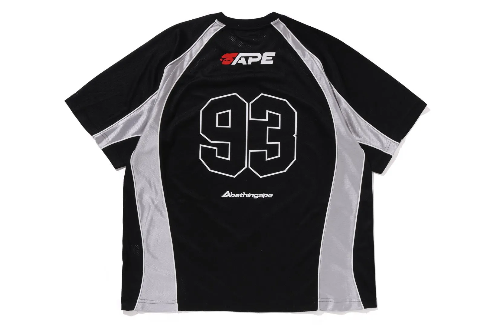 SOLID CAMO JACQUARD MULTILOGO RELAXED FIT FOOTBALL JERSEY sold by Bape product image thumbnail 2