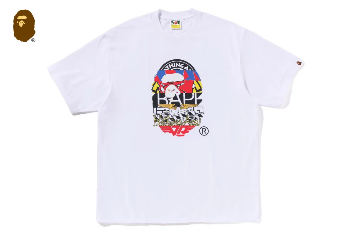 MULTI LOGO APE HEAD RELAXED FIT TEE sold by Bape
