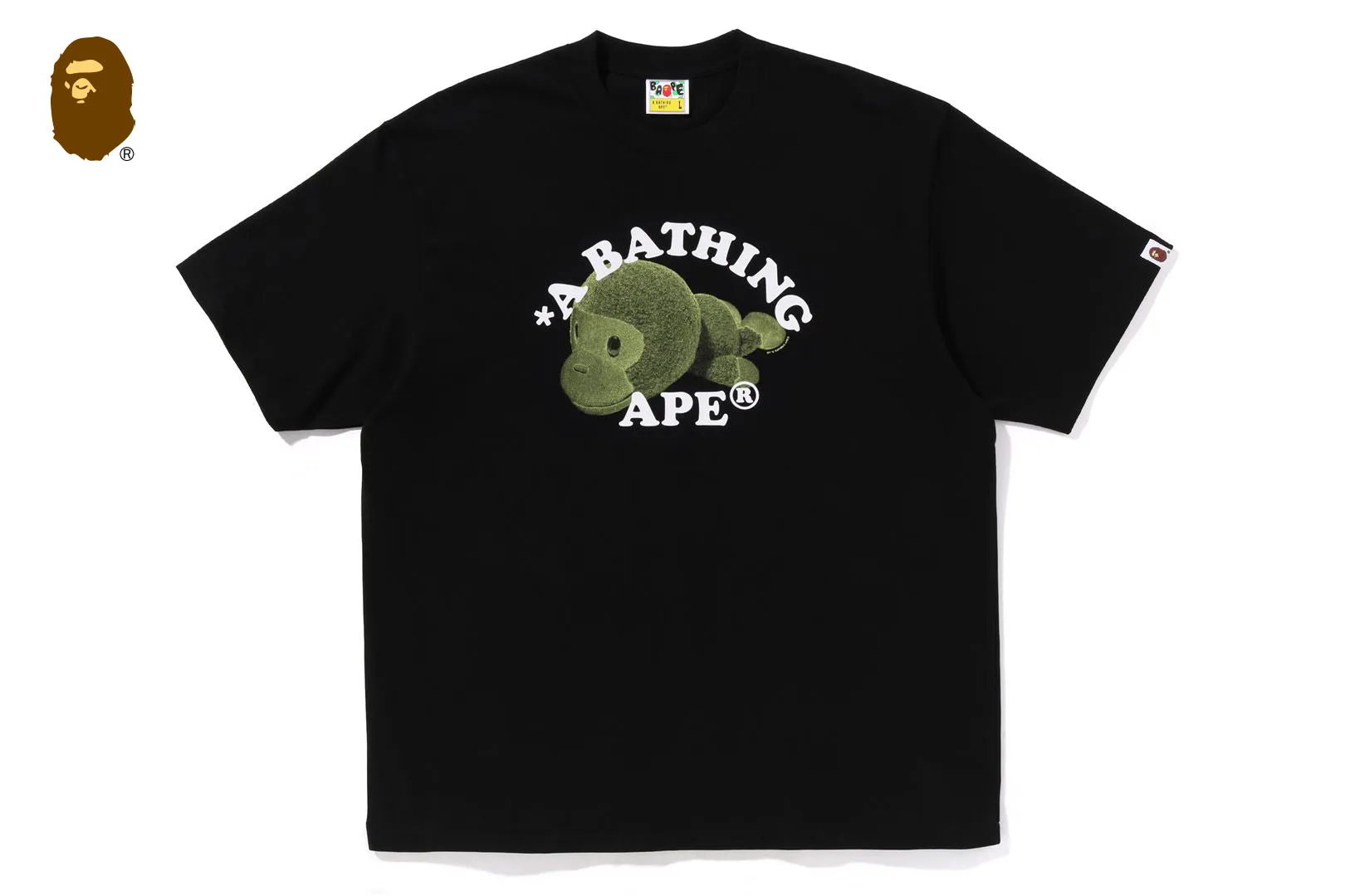 MILO COLLEGE RELAXED FIT TEE sold by Bape product image thumbnail 5