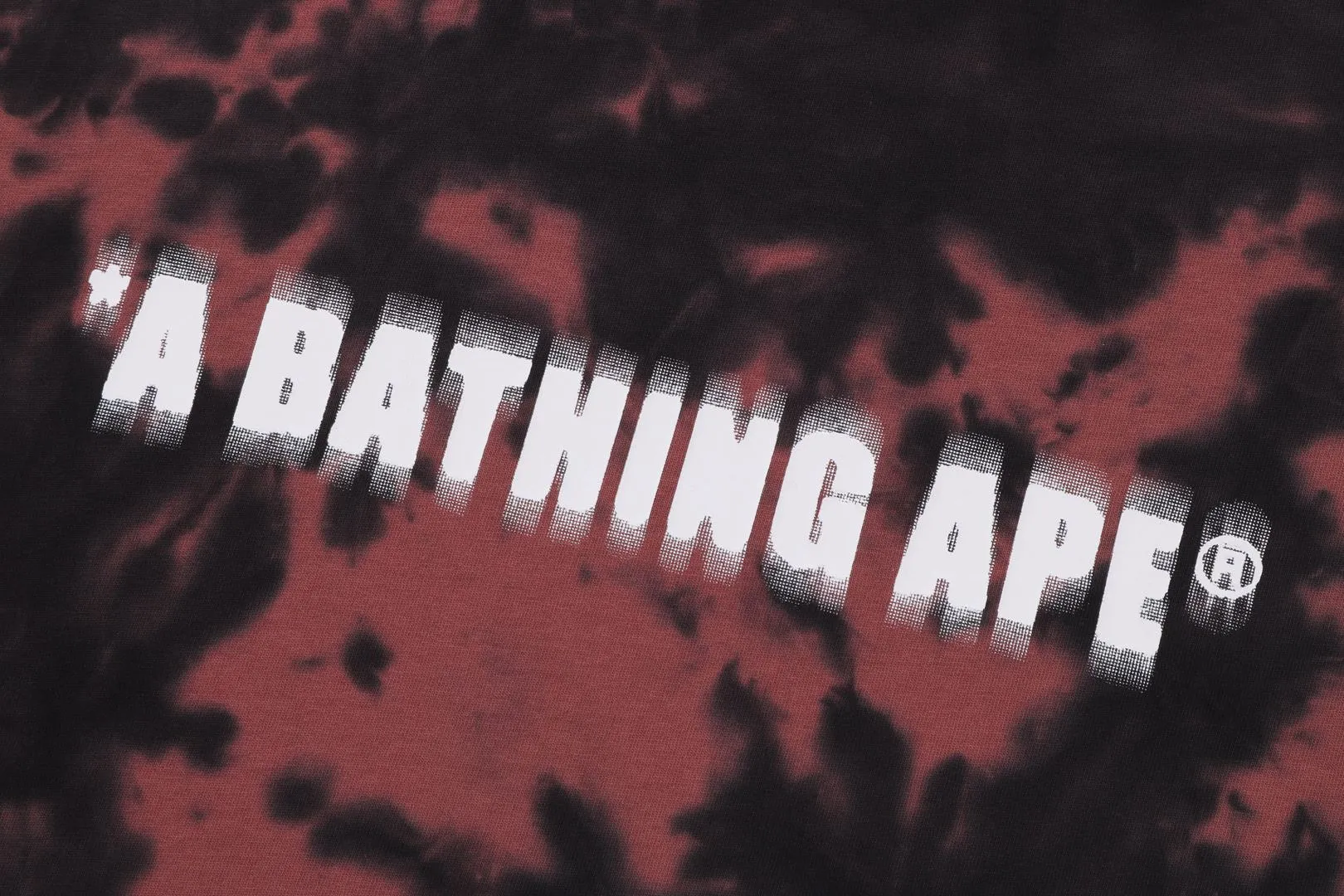 DESTROYED BLEACH LOGO RELAXED FIT TEE sold by Bape product image thumbnail 3