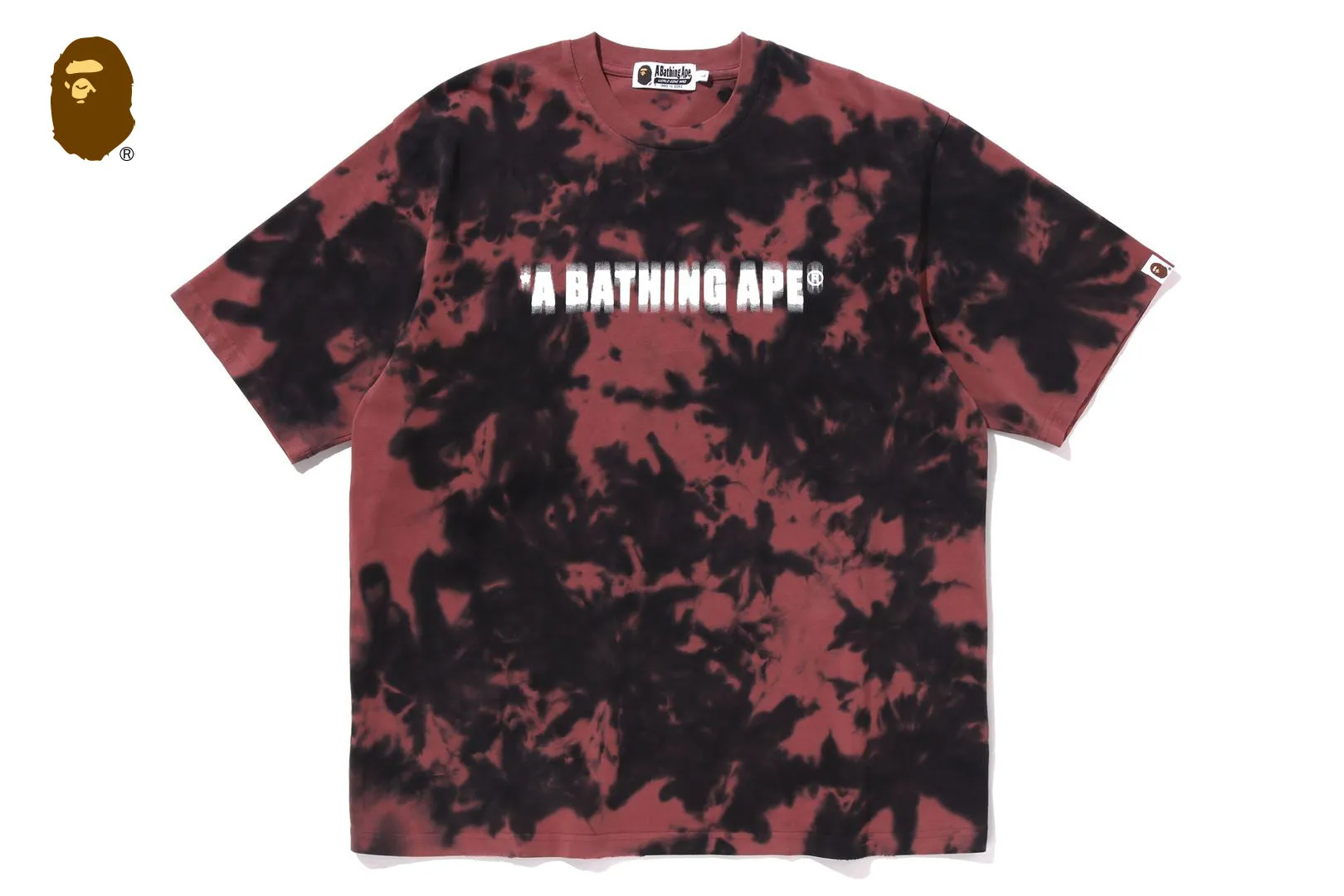 DESTROYED BLEACH LOGO RELAXED FIT TEE sold by Bape