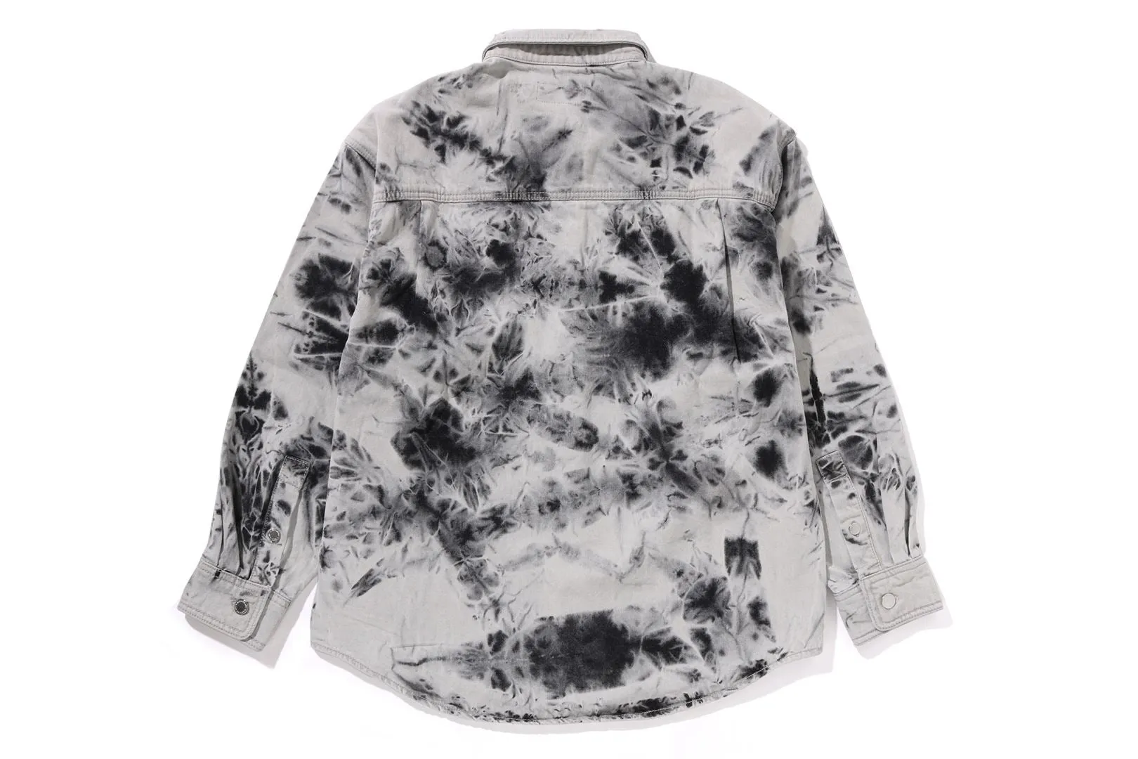 DESTORYED BLEACH BATHING APE LOGO LS SHIRT sold by Bape product image thumbnail 5