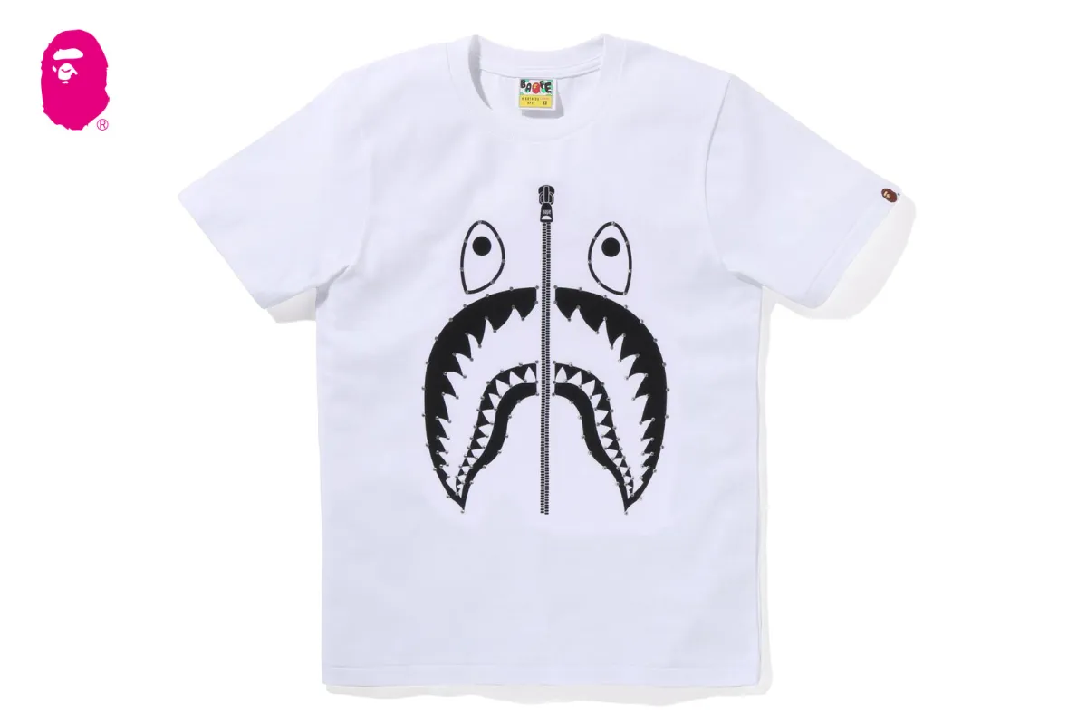 CRYSTAL STONE SHARK TEE sold by Bape