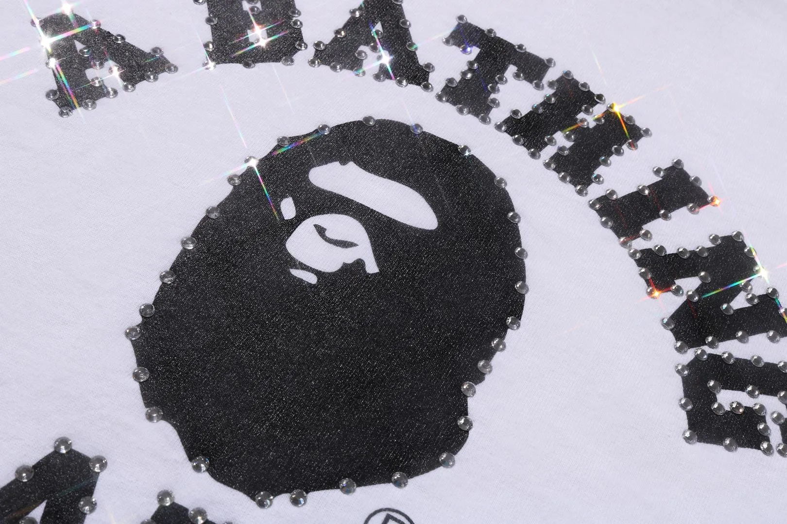 CRYSTAL STONE COLLEGE TEE sold by Bape product image thumbnail 3