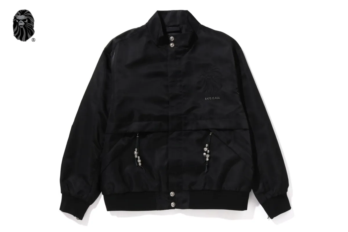 BAPE BLACK NYLON WINDBREAKER sold by Bape