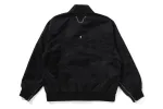 BAPE BLACK NYLON WINDBREAKER sold by Bape