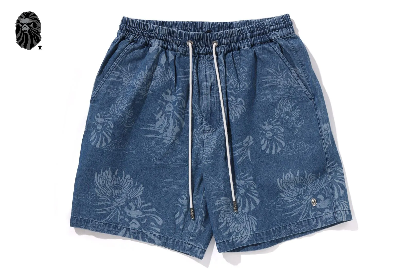 BAPE BLACK BAPE HAWAIIAN CAMP SHORTS #2 sold by Bape