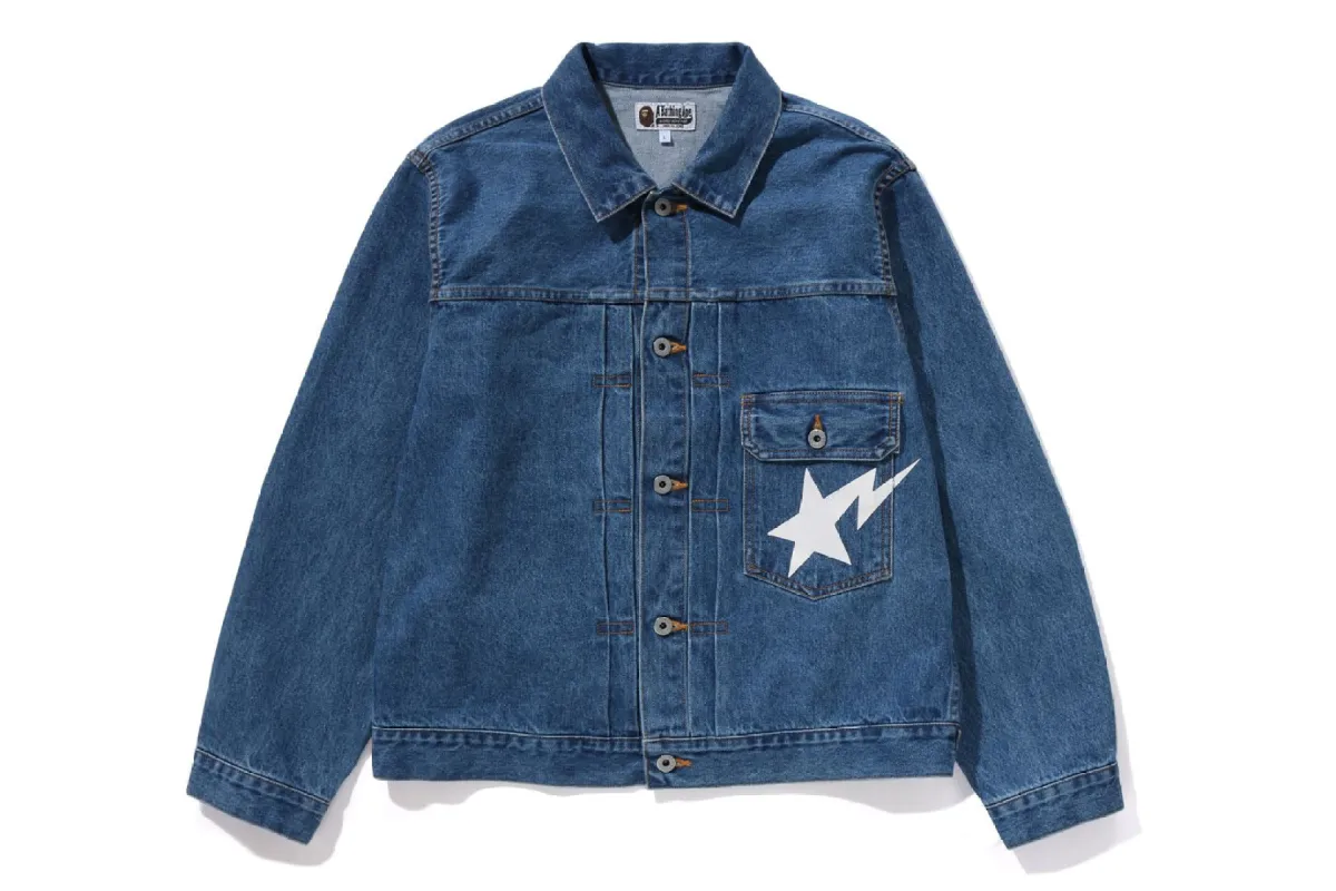 STA DENIM JACKET sold by Bape