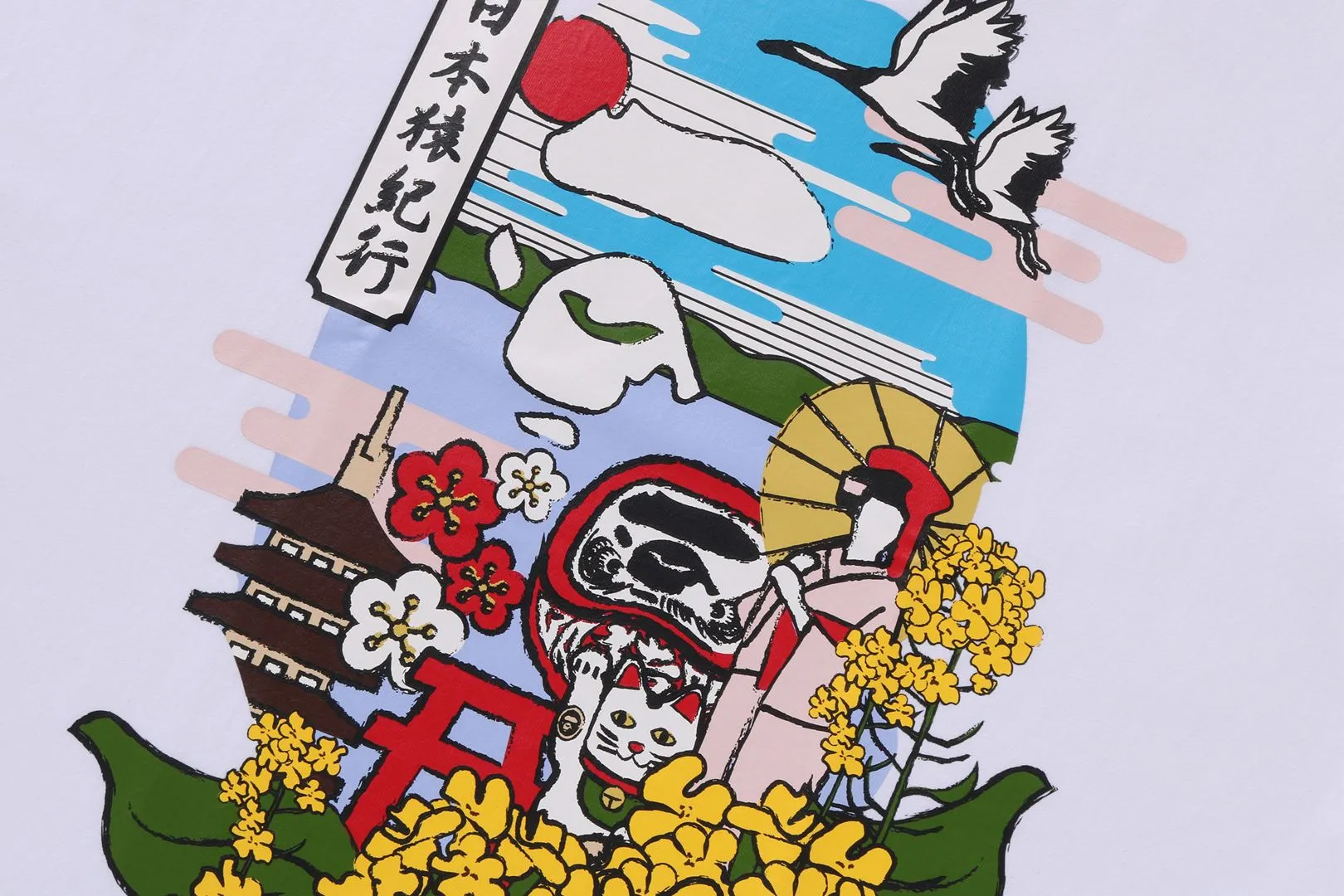 JAPAN CULTURE SPRING APE HEAD TEE sold by Bape product image thumbnail 2