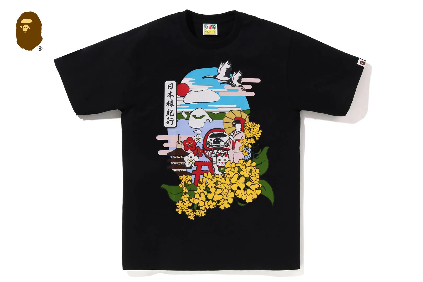 JAPAN CULTURE SPRING APE HEAD TEE sold by Bape product image thumbnail 4