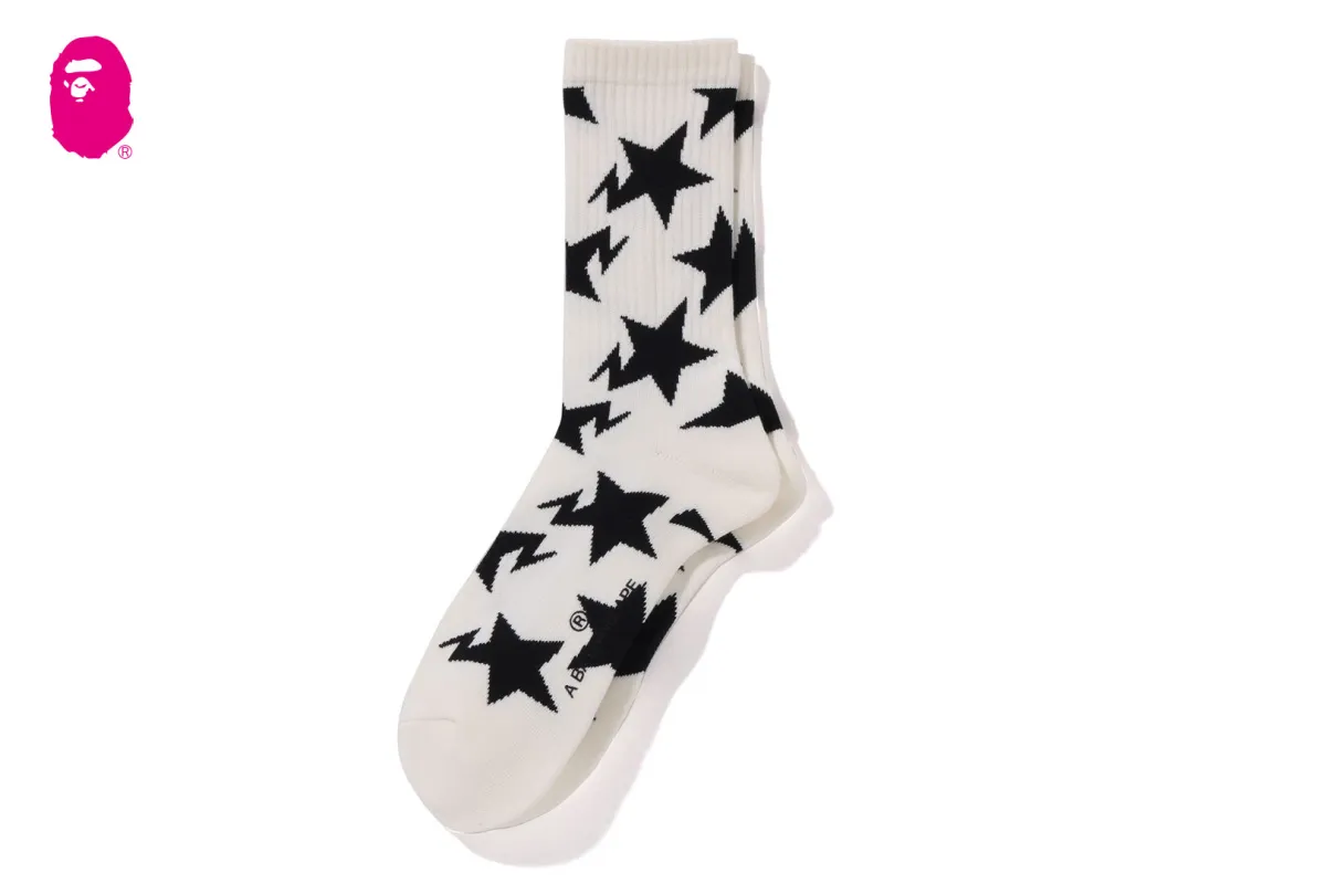 STA PATTERN SOCKS sold by Bape