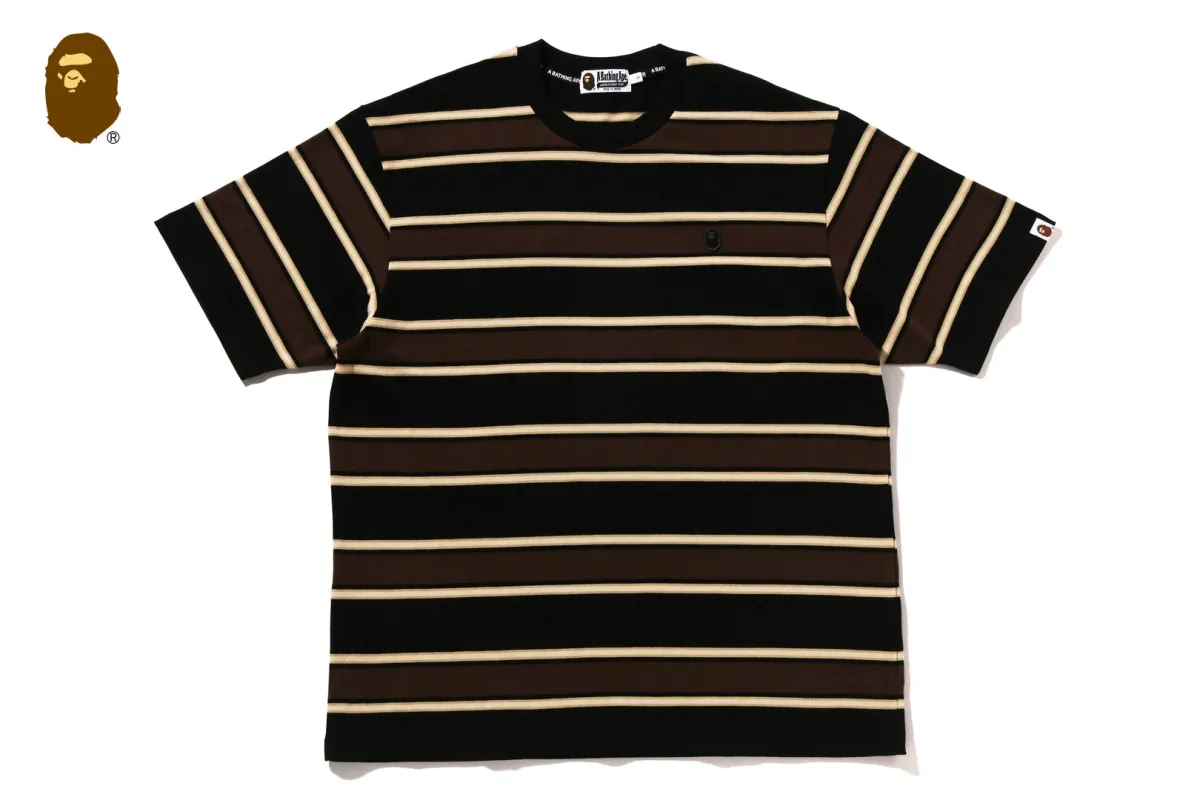 ONE POINT STRIP RELAXED FIT TEE sold by Bape