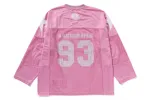 LINE CAMO MULTILOGO RELAXED FIT FOOTBALL JERSEY sold by Bape