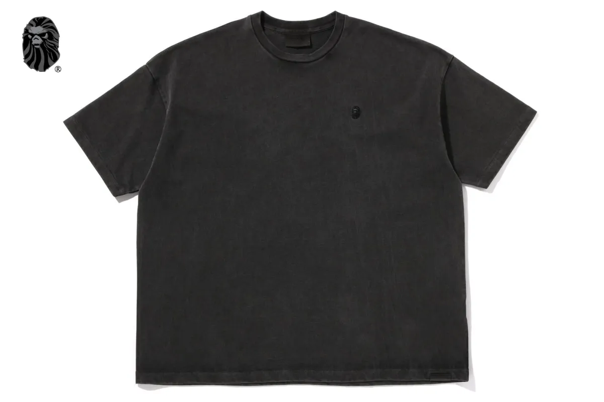 BAPE BLACK ROPE STITCH WASHED TEE sold by Bape